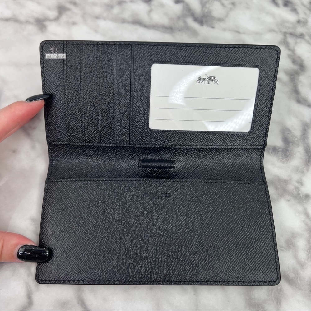 Coach Bifold Wallet In Black - Picture 4 of 6